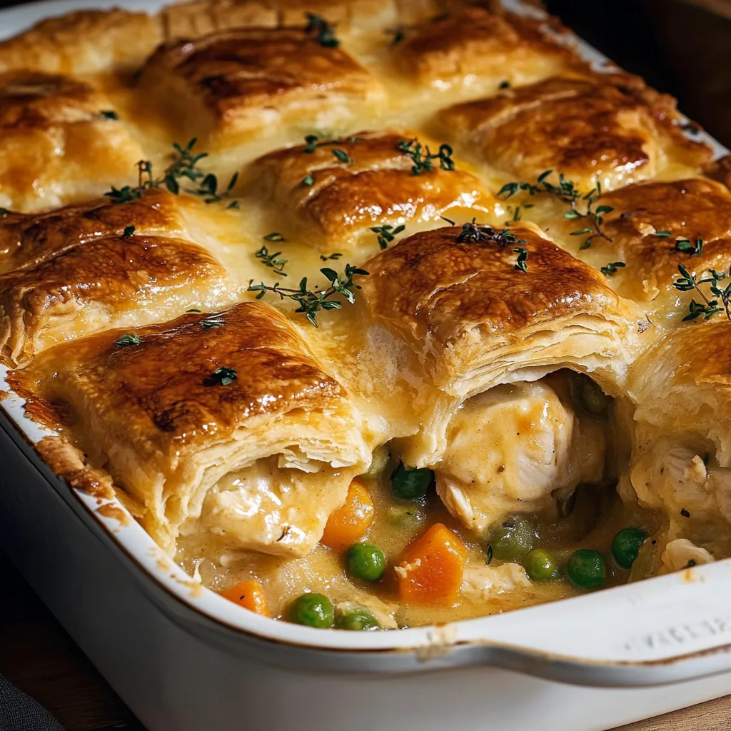 Easy Homemade Chicken Pot Pie Casserole Recipe