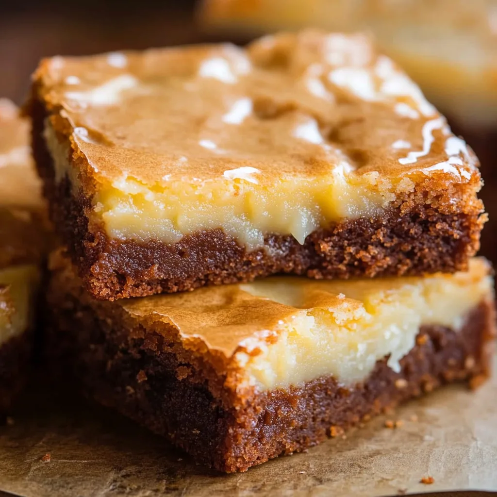 Handmade Lemon Brownies Recipe Card
