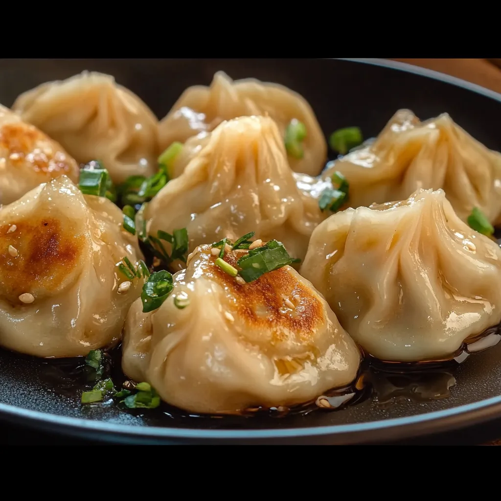 Pan-Fried Chicken Dumplings
