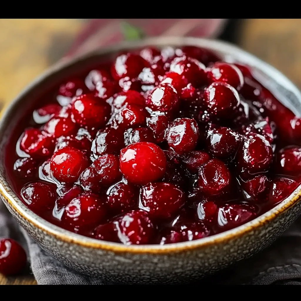 Homemade Cranberry Sauce