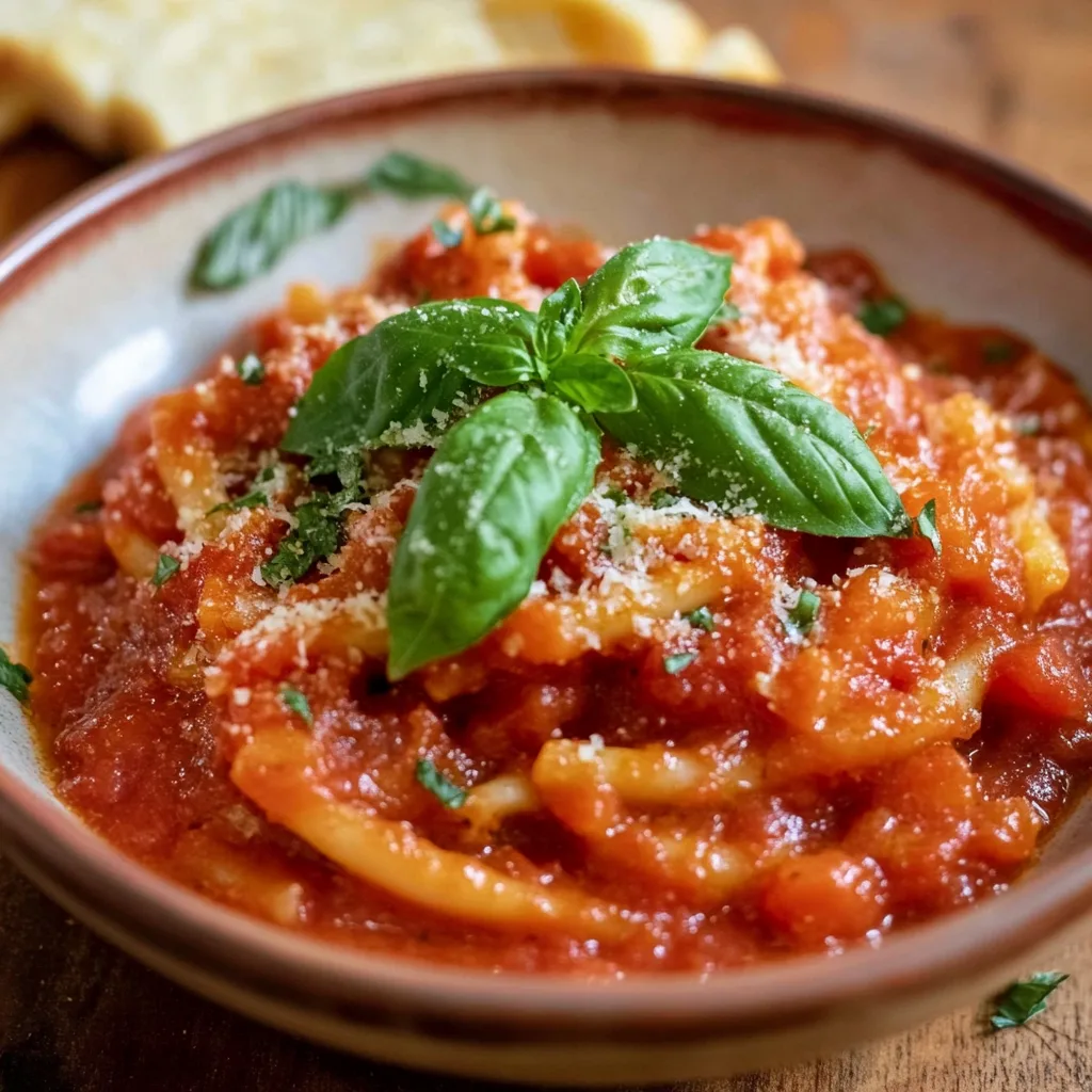 Authentic Quick Italian Tomato Sauce for Pasta
