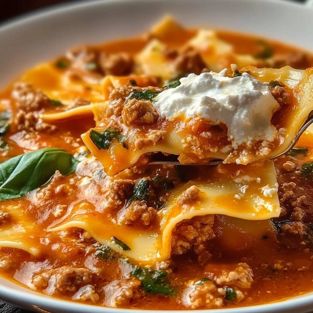 Viral Lasagna Soup Sensation! 🍲