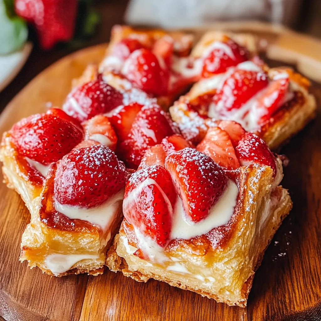 Strawberry Danish (with Cream Cheese)