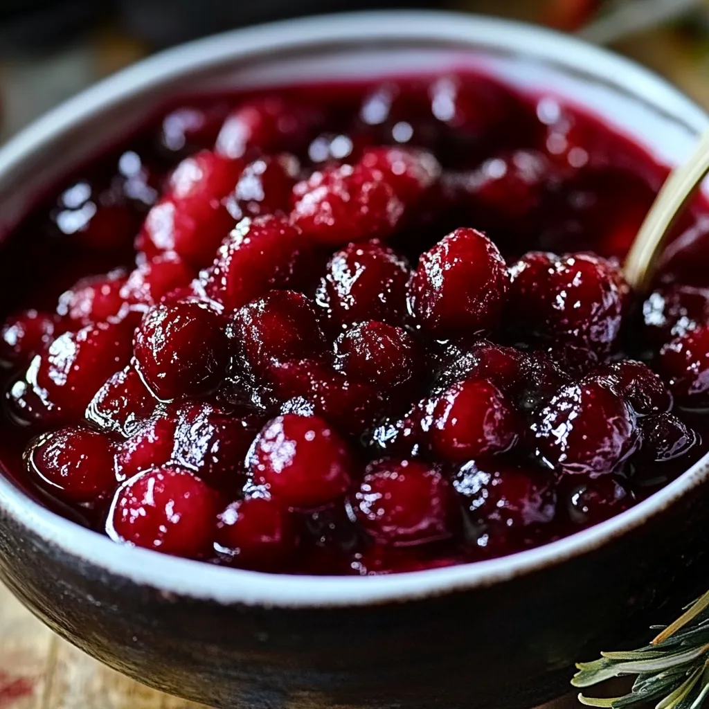 Homemade Cranberry Sauce