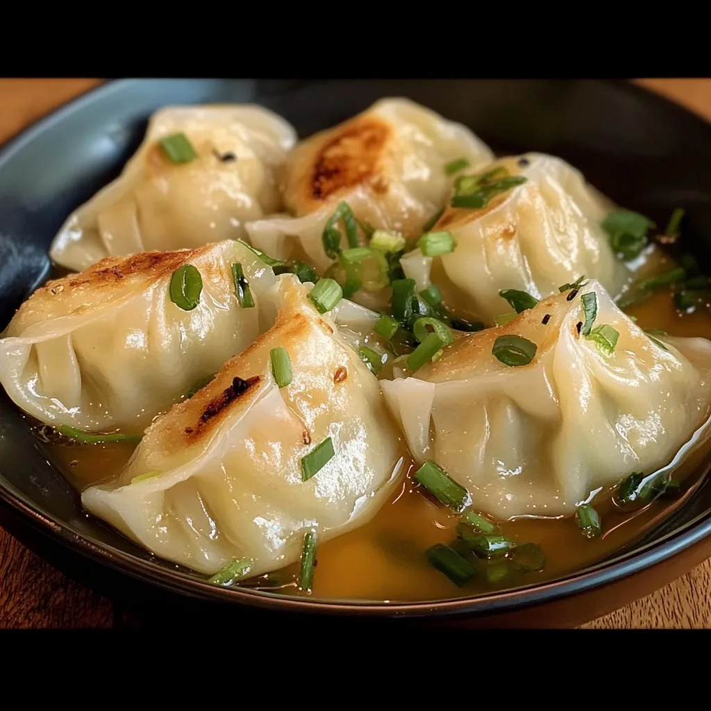 Pan-Fried Chicken Dumplings