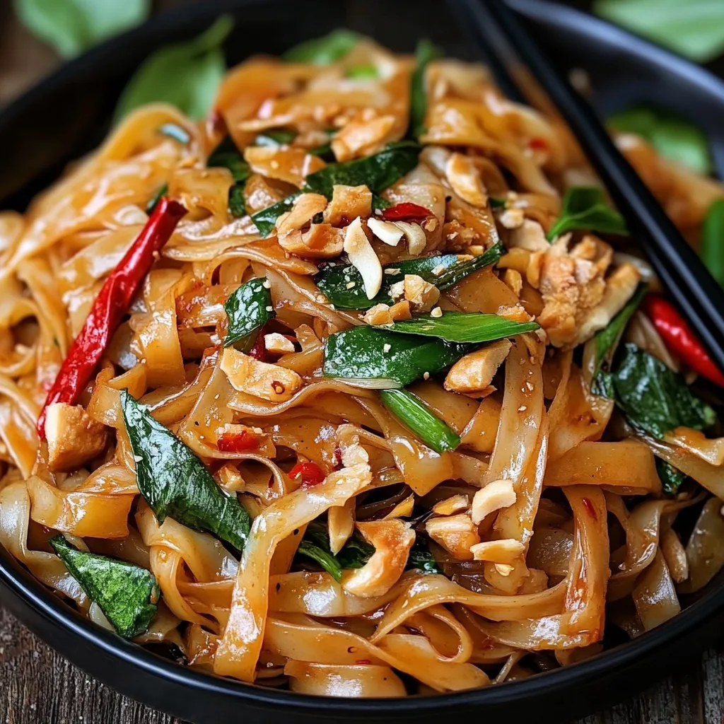 Street Style Thai Drunken Noodles