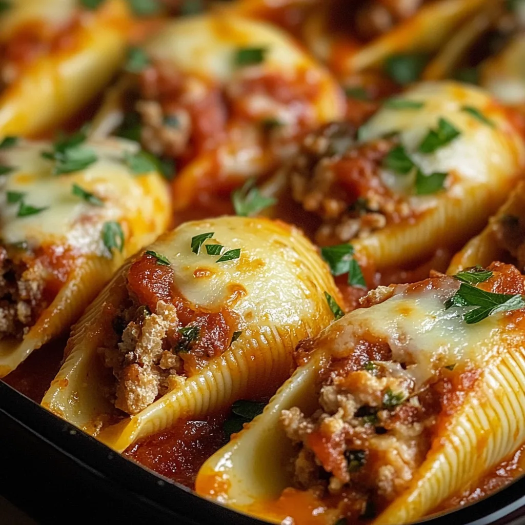 Stuffed Shells with Meat