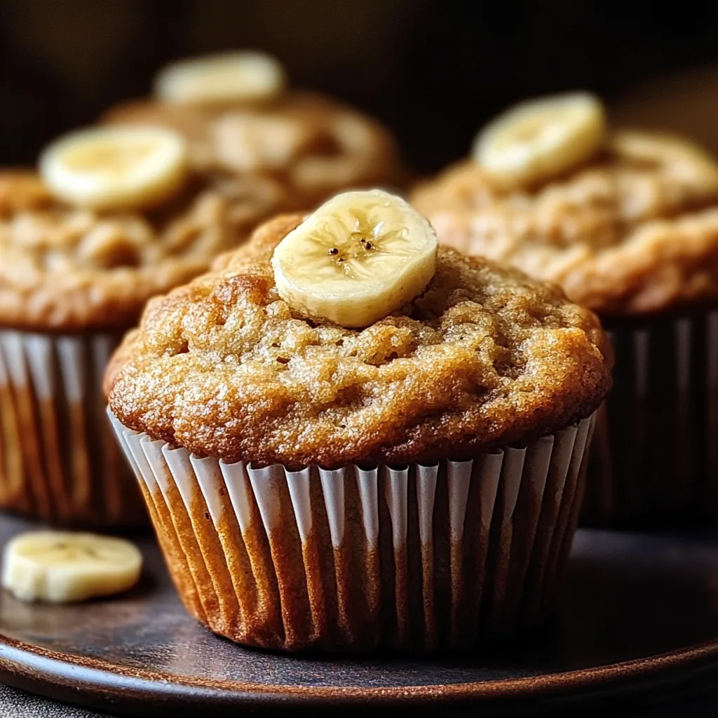 Soft & Fluffy Banana Muffins