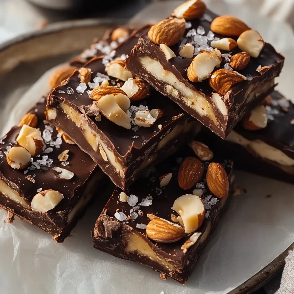 Dark Chocolate Sea Salt Nut Bars