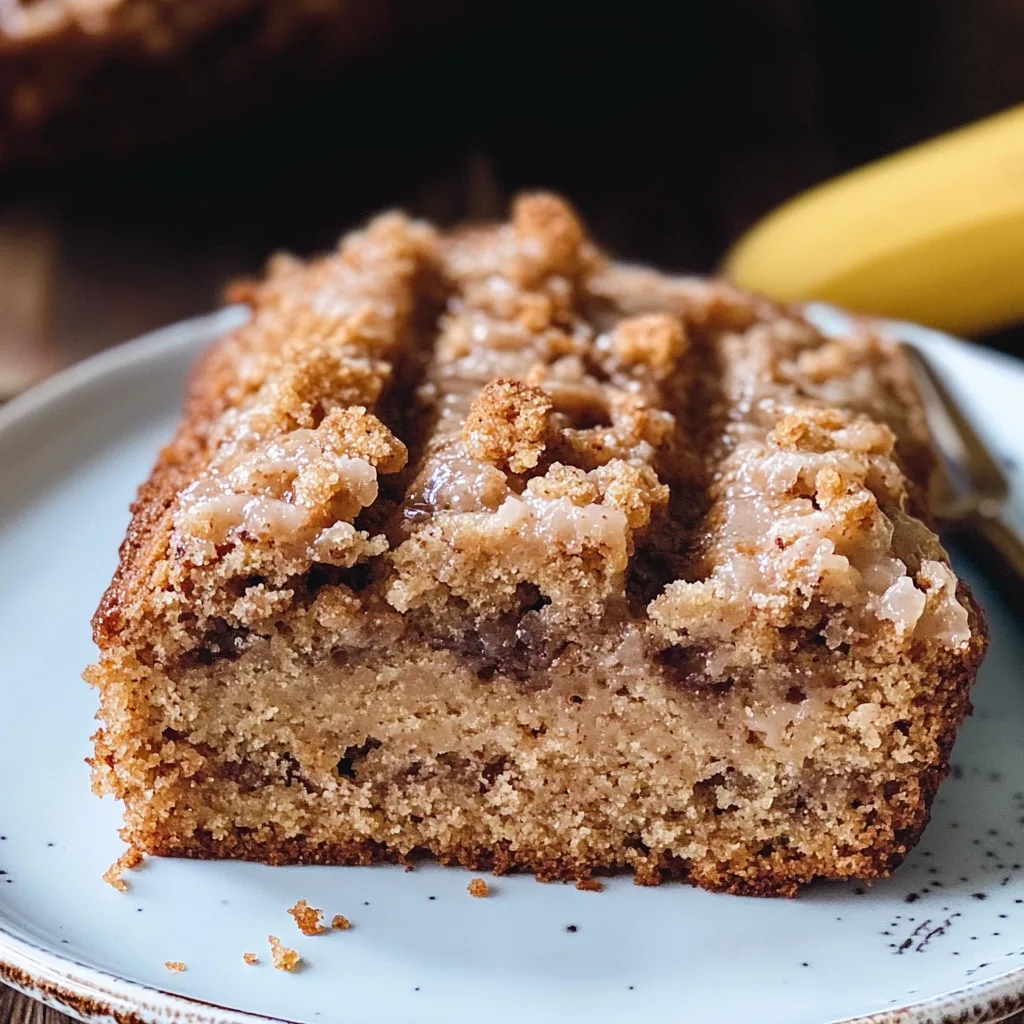 Coffee Cake Banana Bread