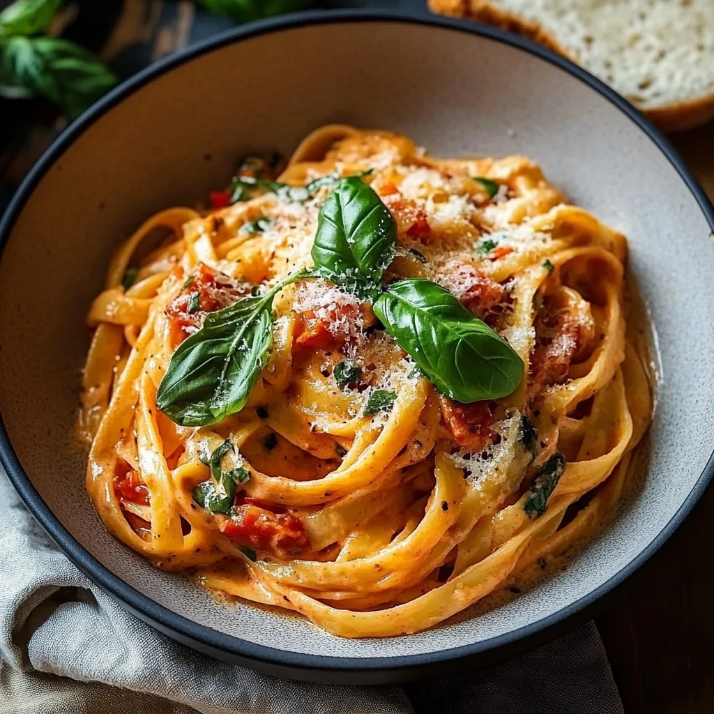 Easy One Pot Creamy Tomato Pasta