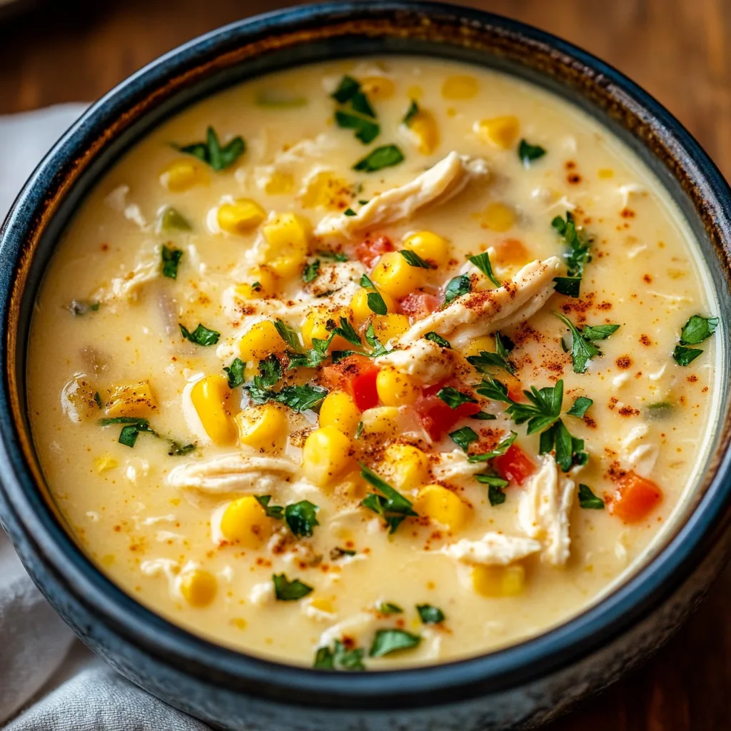 Crockpot Chicken Corn Chowder