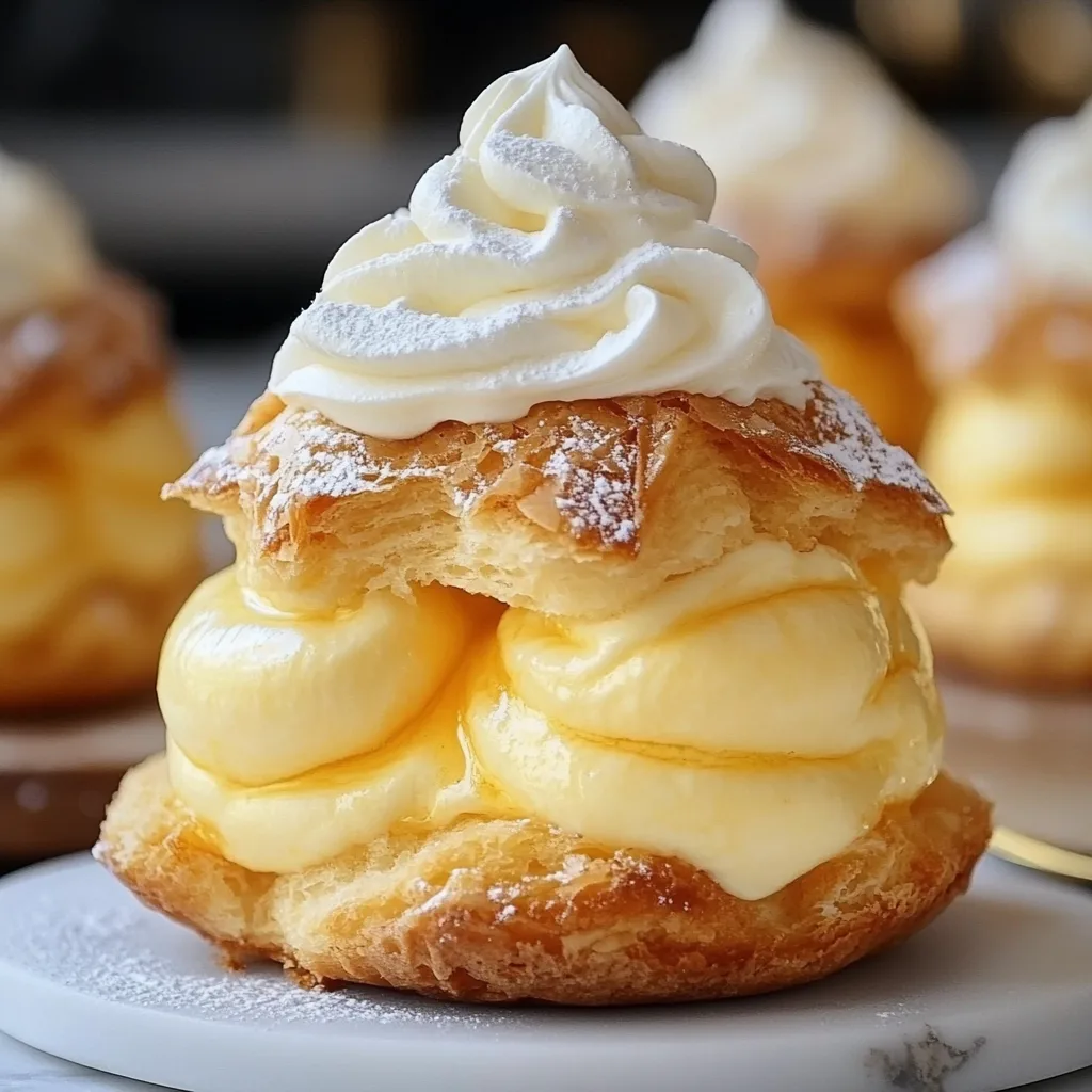 Springtime Lemon Cream Puffs