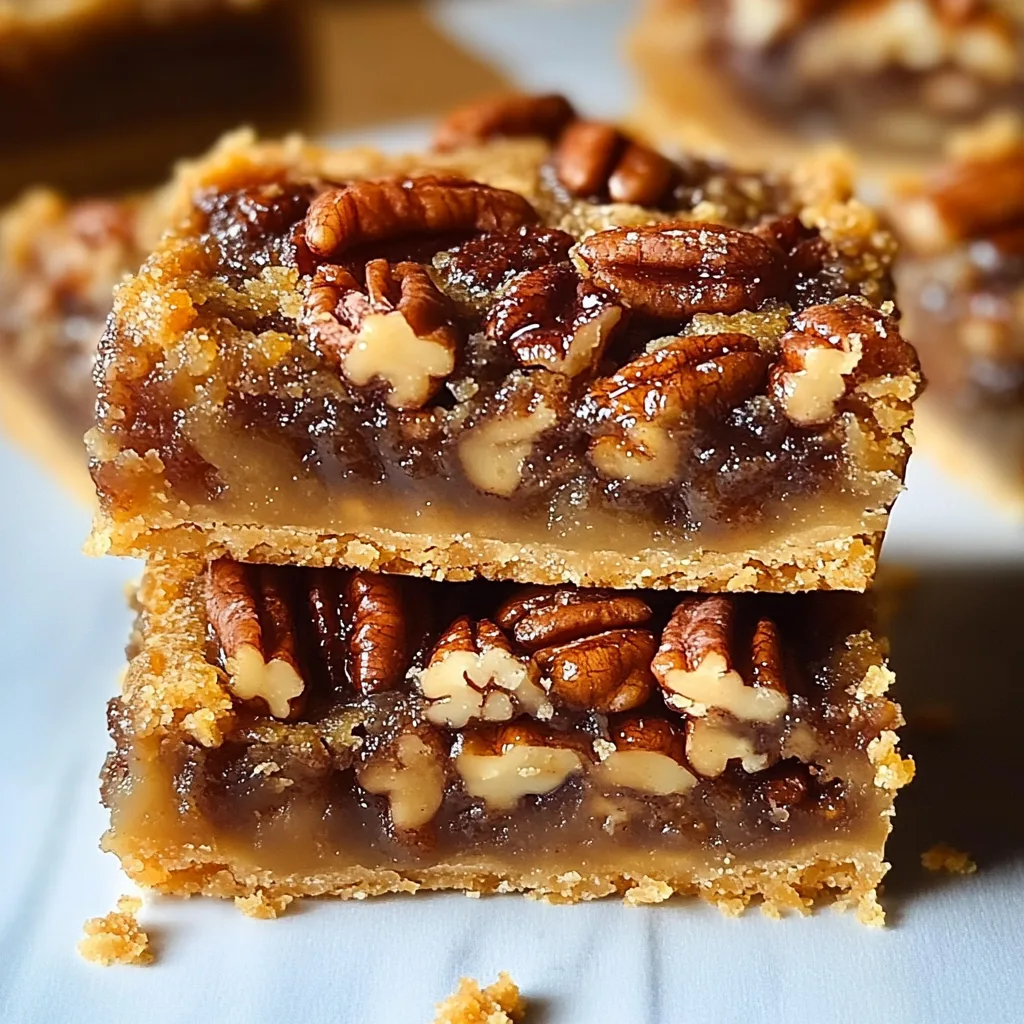 Lazy Girl Pecan Pie Bars