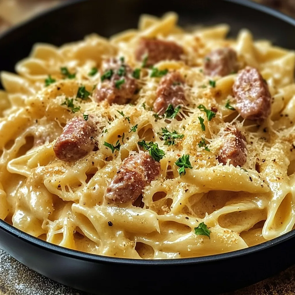 Creamy Smoked Sausage Pasta Recipe