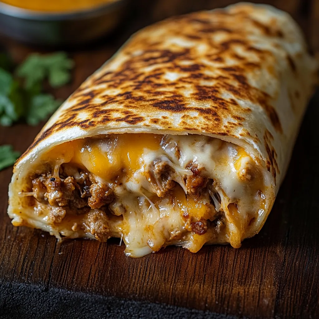 Easy Grilled Cheese Burrito Copycat Recipe