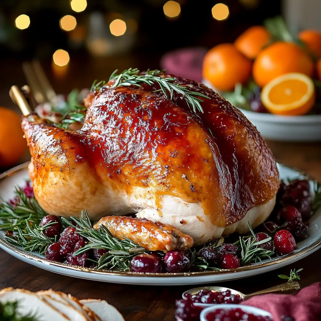 Perfect Cranberry Orange Glazed Turkey Breast for the Holidays
