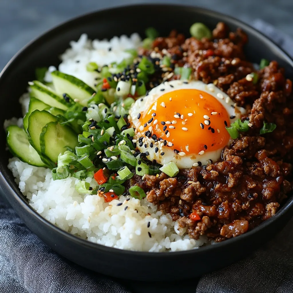 Quick & Easy Korean Ground Beef Bowl – Better Than Takeout!