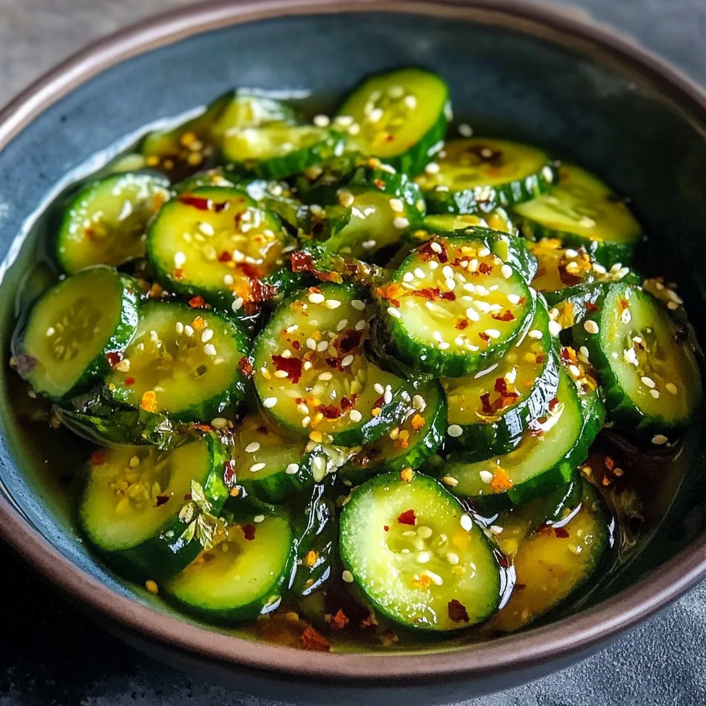 Easy Asian Cucumber Salad