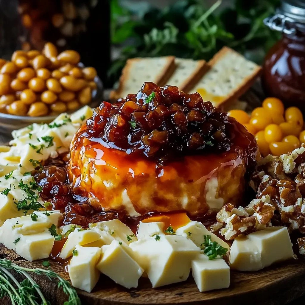 Sweet and Spicy Pepper Jelly Cheeseball