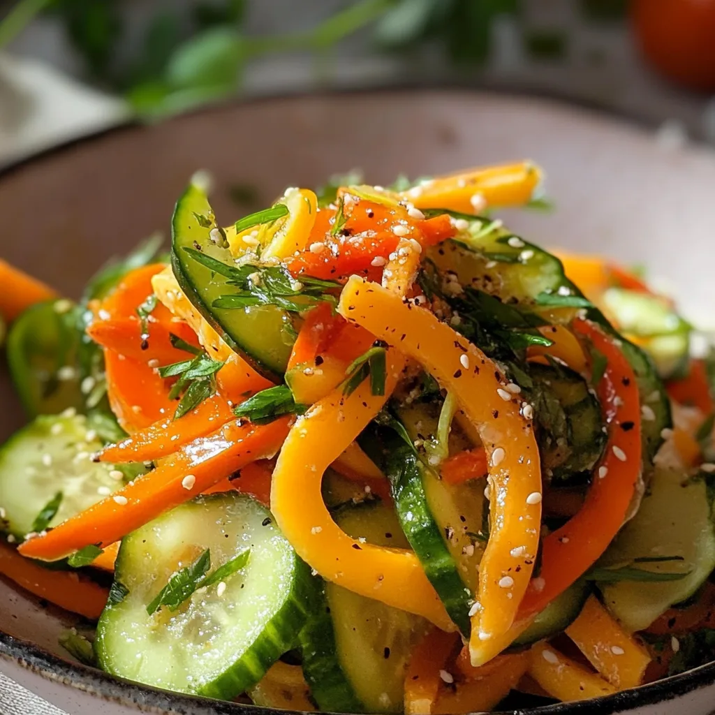Cucumber Carrot Salad