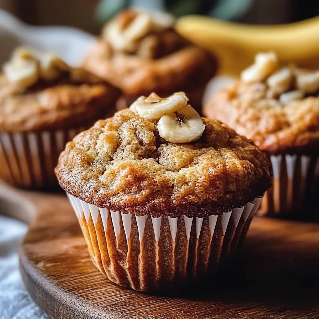 Soft & Fluffy Banana Muffins