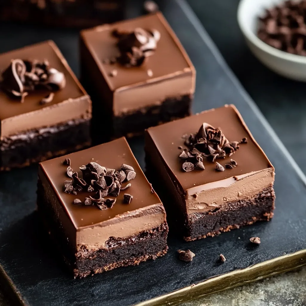 Chocolate Mousse Brownies