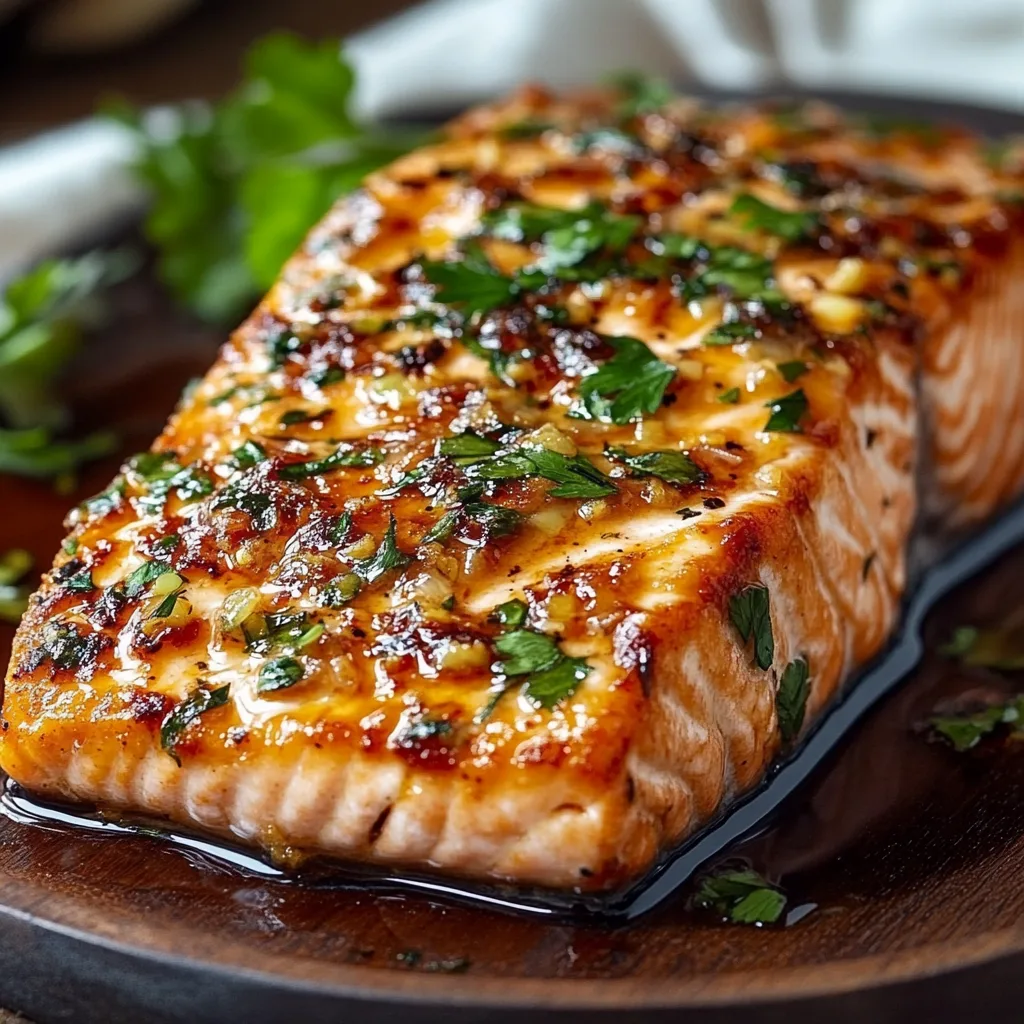 Texas Roadhouse Style Baked Salmon