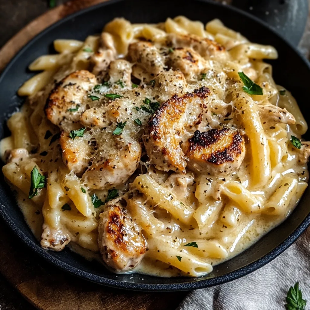 Easy Parmesan Chicken Pasta