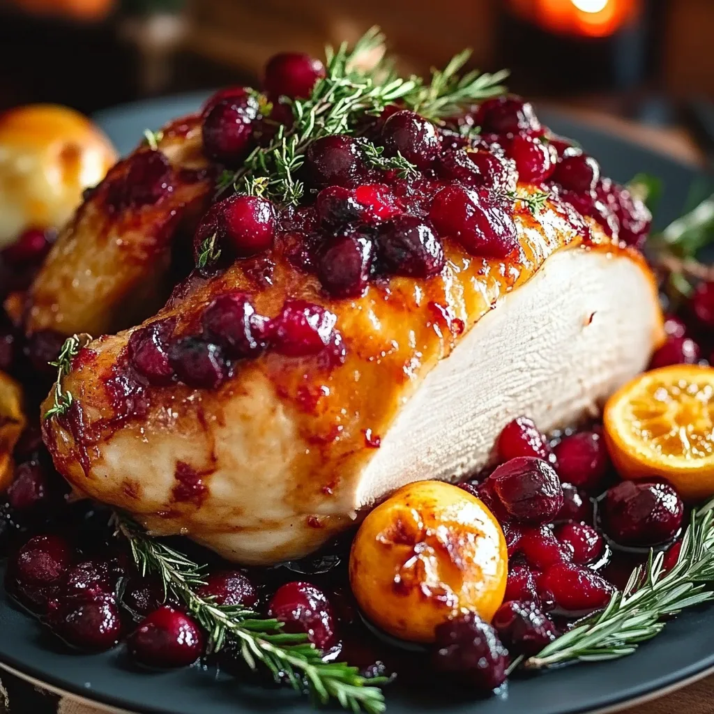 Perfect Cranberry Orange Glazed Turkey Breast for the Holidays