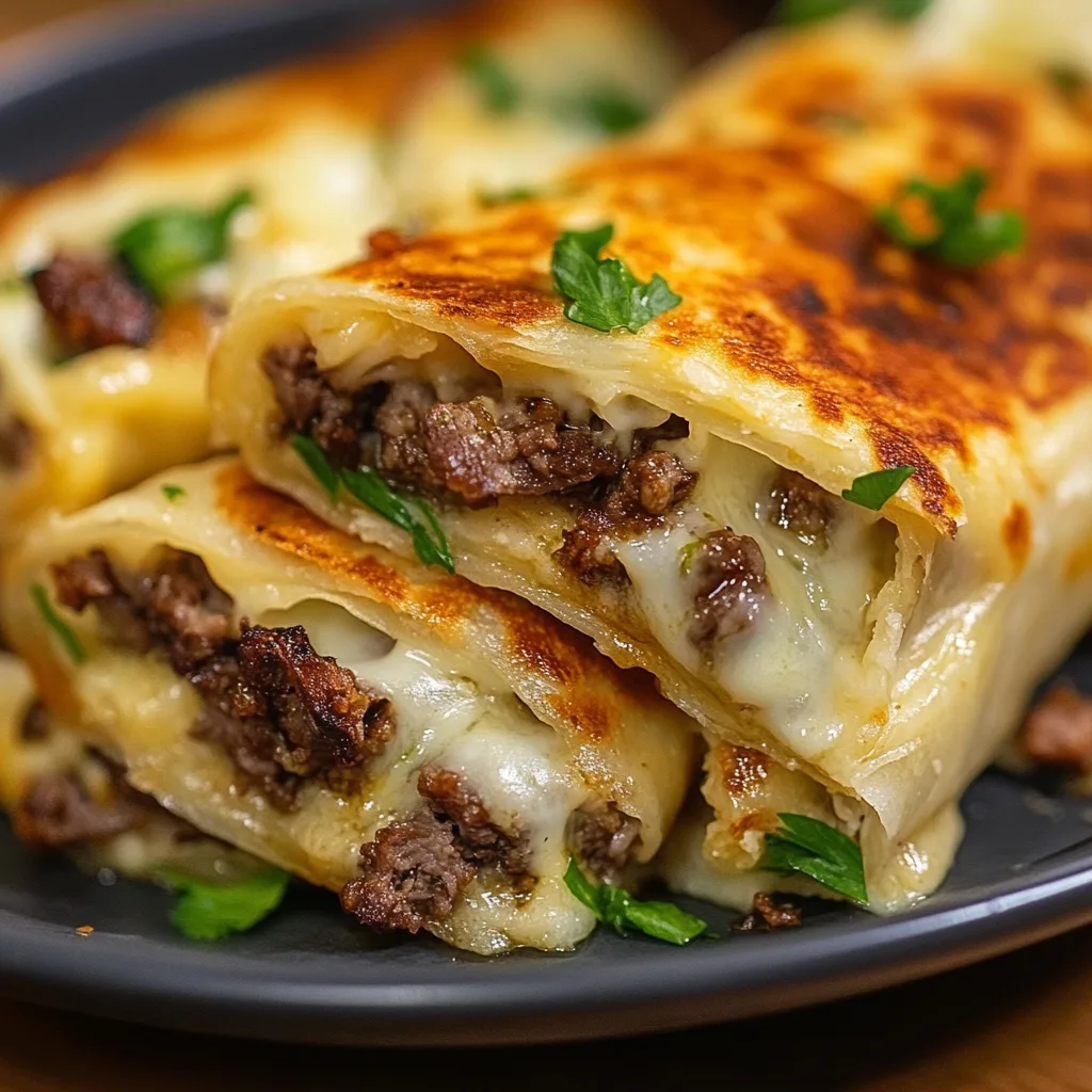 Keto Philly Cheesesteak Rolls