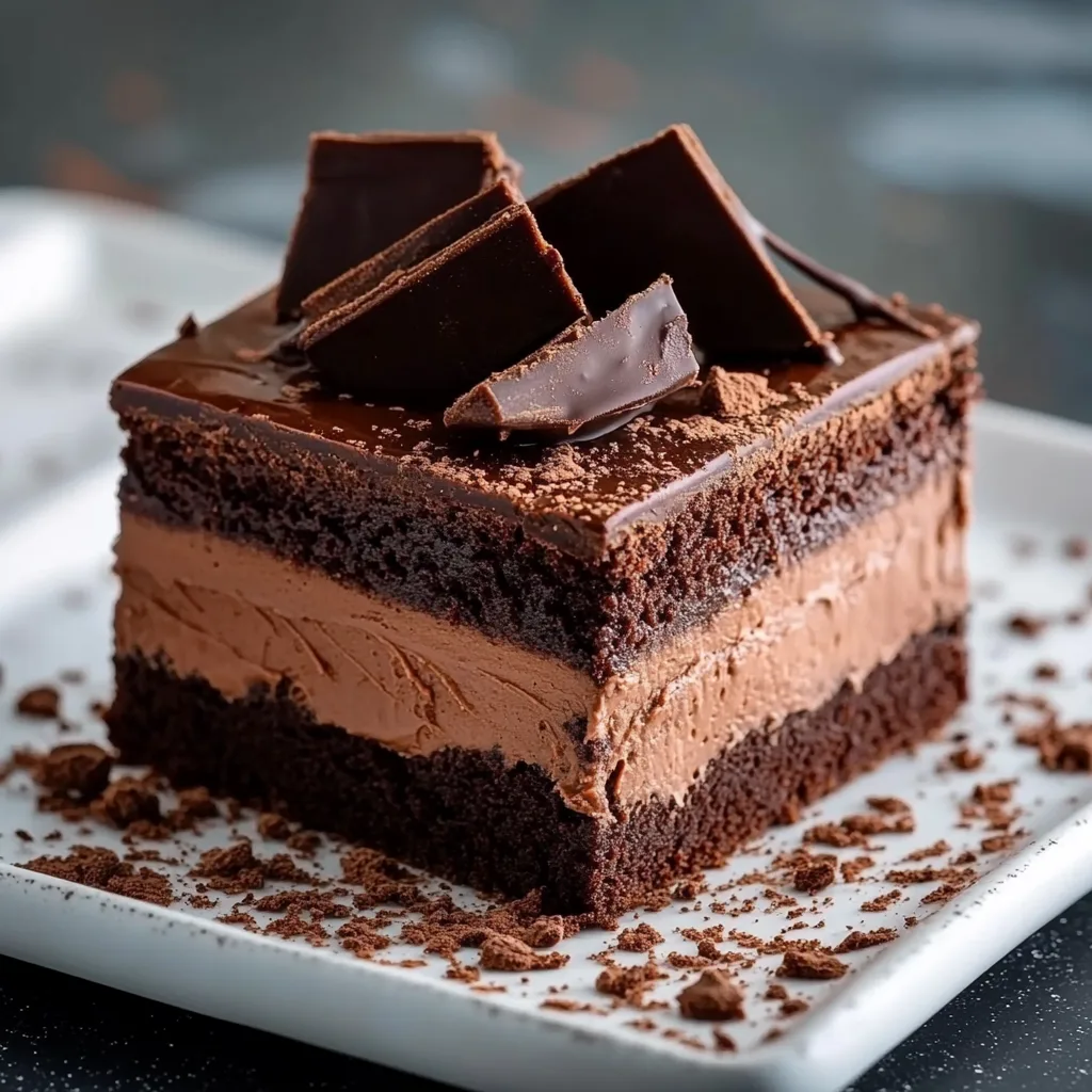 Chocolate Mousse Brownies