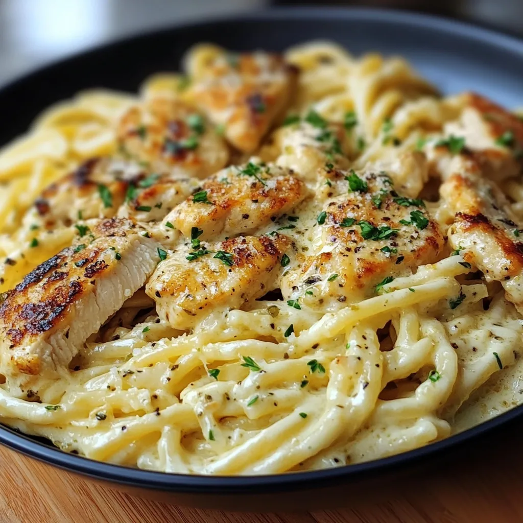 Creamy Garlic Parmesan Chicken Pasta