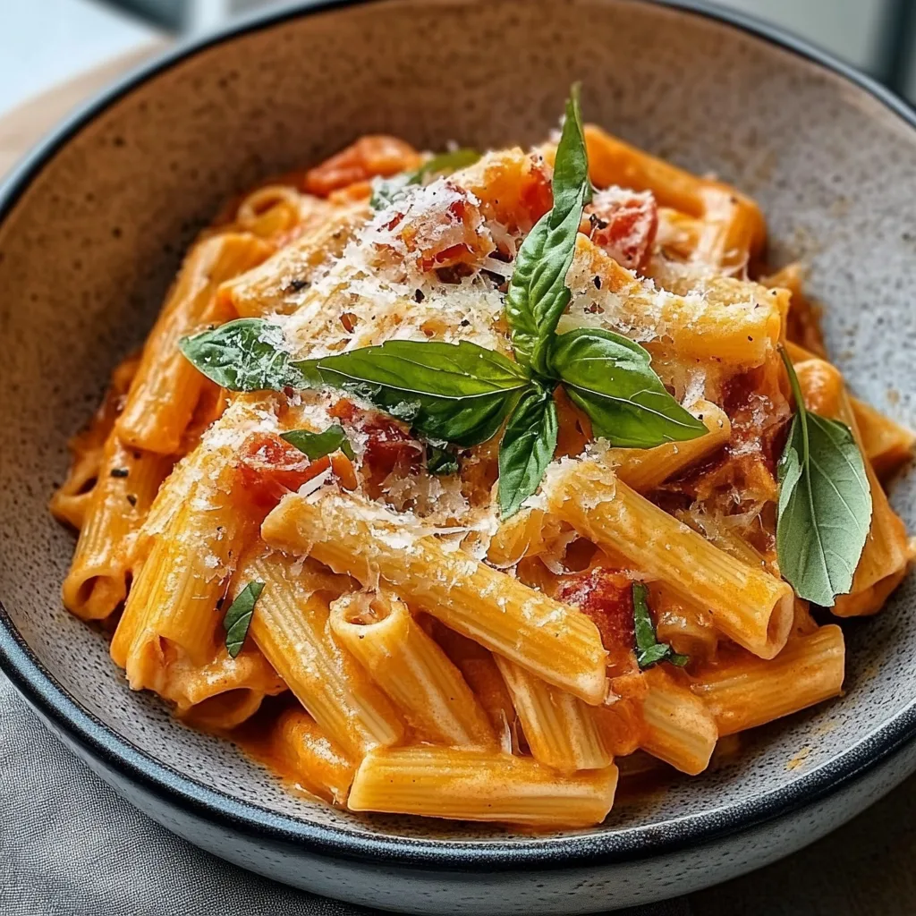 Easy One Pot Creamy Tomato Pasta
