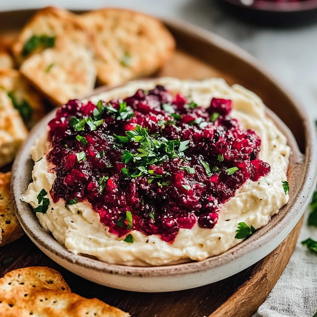 Cranberry Jalapeno Cream Cheese Dip