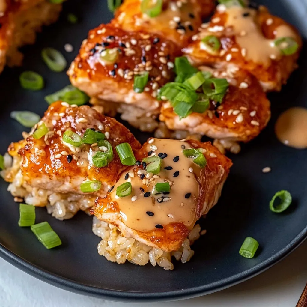 Salmon Crispy Rice