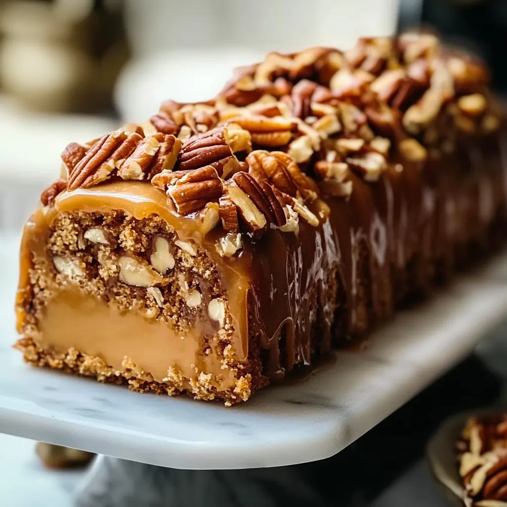 Nana’s 3-Ingredient Pecan Log