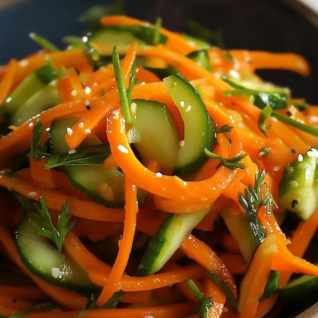 Cucumber Carrot Salad