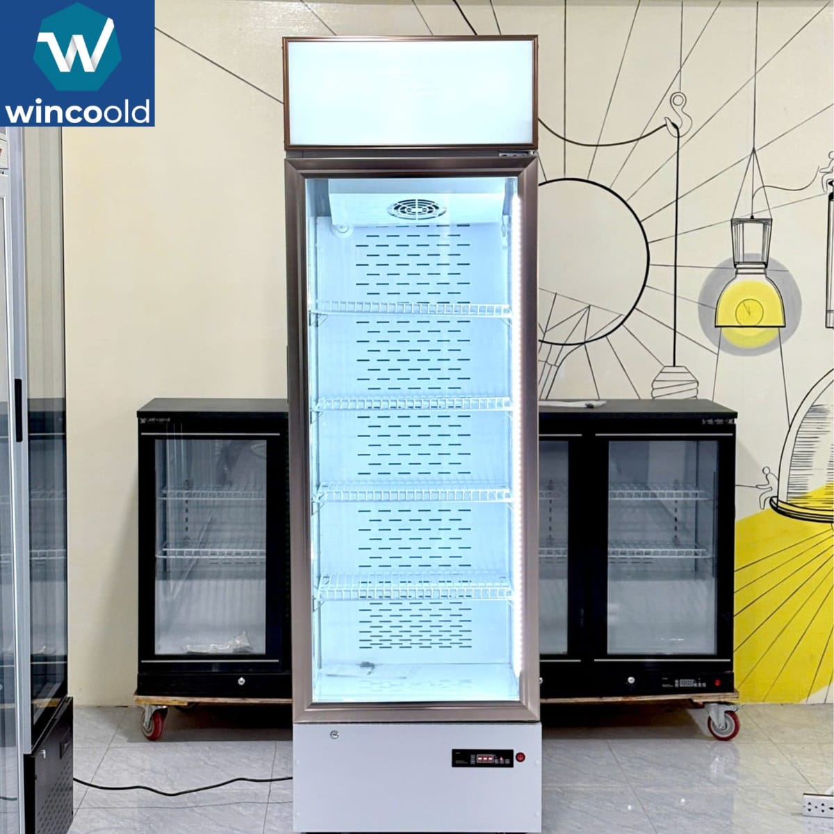 Tủ mát 1 cánh (Trắng) - LC-328F - 400L - Tủ Đông – Tủ Mát Wincoold chính hãng