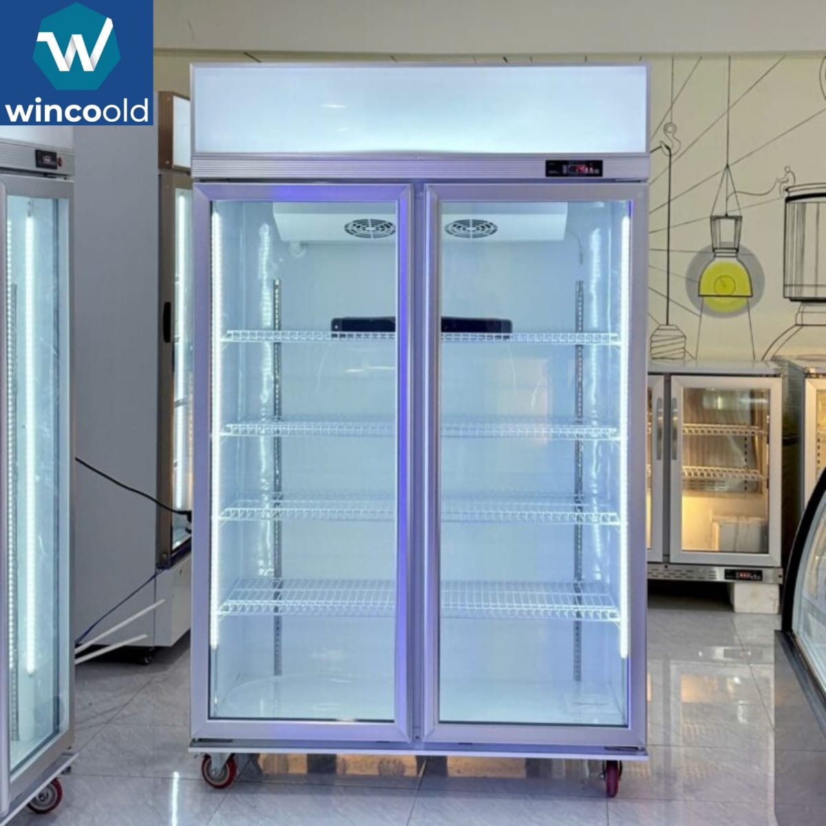 Tủ mát 2 cánh - LS-1200F - 1100L - Tủ Đông – Tủ Mát Wincoold chính hãng