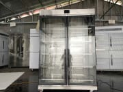 Ảnh chi tiết 1 của tủ sấy bát 2 cánh kính 2 lớp quạt gió