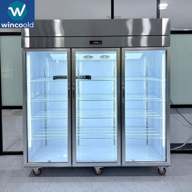 Tủ Mát 3 Cánh – Inox – LS-1200F -1600L - Tủ Đông – Tủ Mát Wincoold