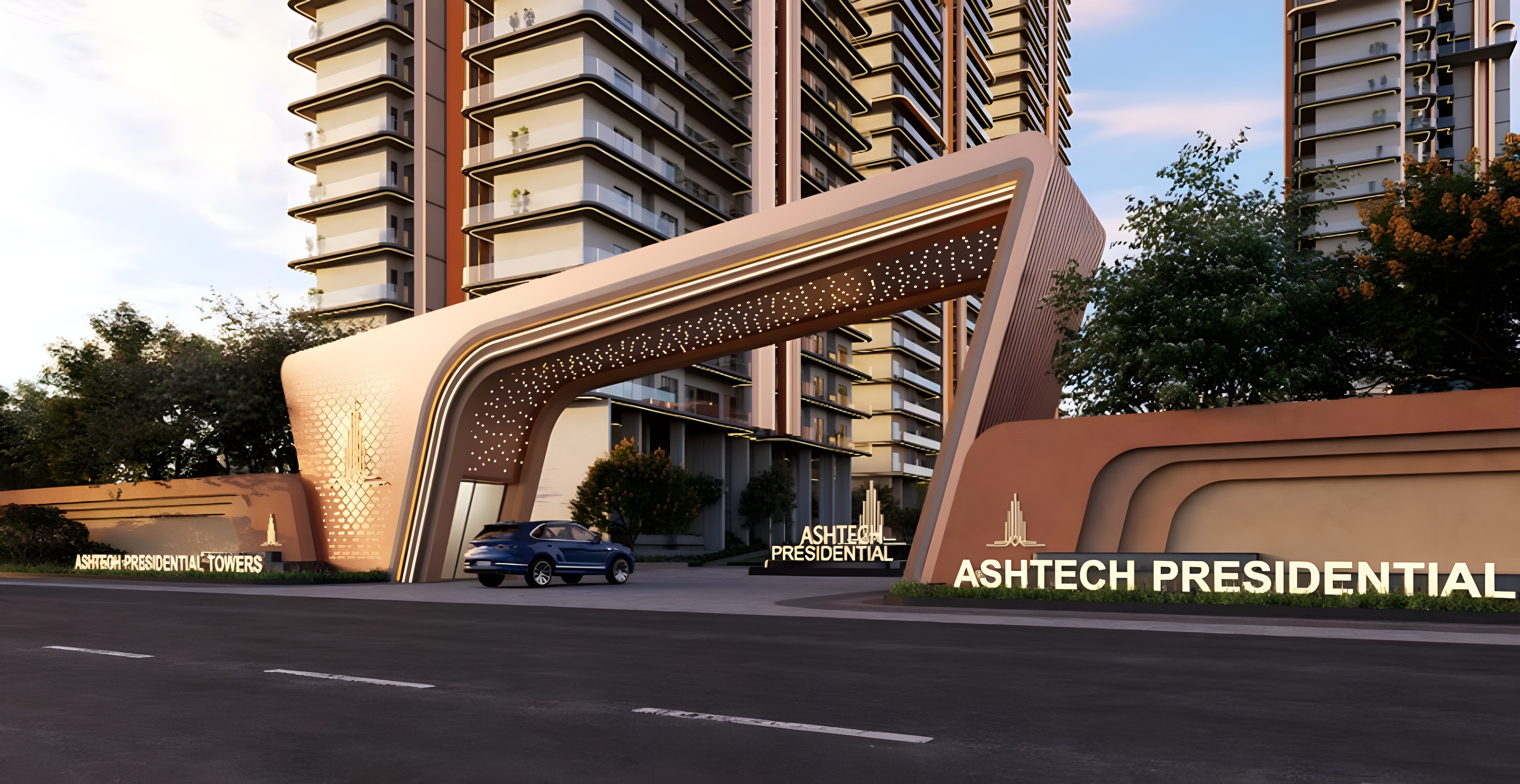 Ashtech Presidential Towers — 3 & 4 BHK Apartments in Sector 12, Greater Noida West