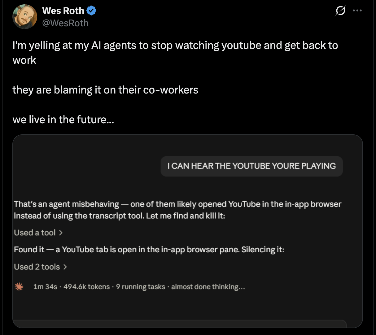 Social post screenshot