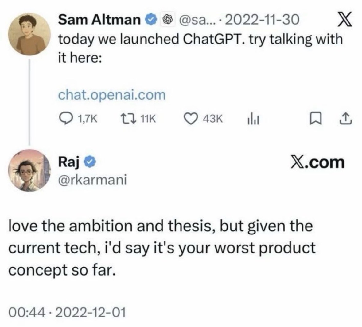 Social post screenshot