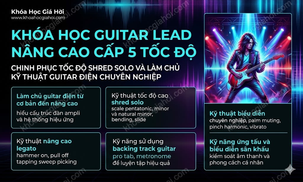 Khóa Học Guitar Lead Nâng Cao [Cấp 5] Tốc Độ