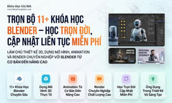 Trọn Bộ 11+ Khóa Học Blender – Học Trọn Đời, Cập Nhật Liên Tục Miễn Phí