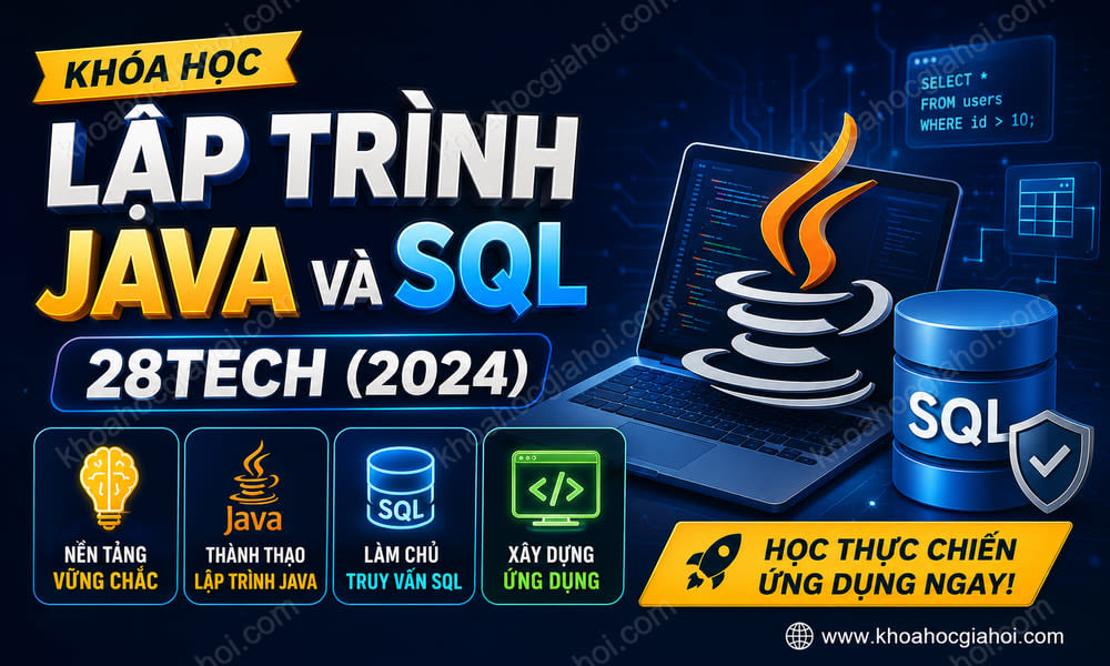 Lập Trình Java Và Sql 28Tech (2024)