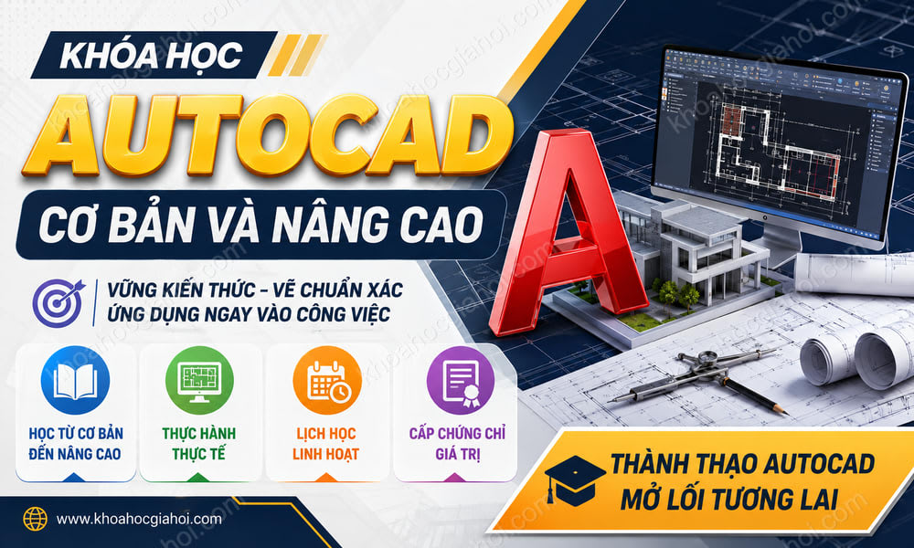 Khóa Học Autocad Cơ Bản Và Nâng Cao