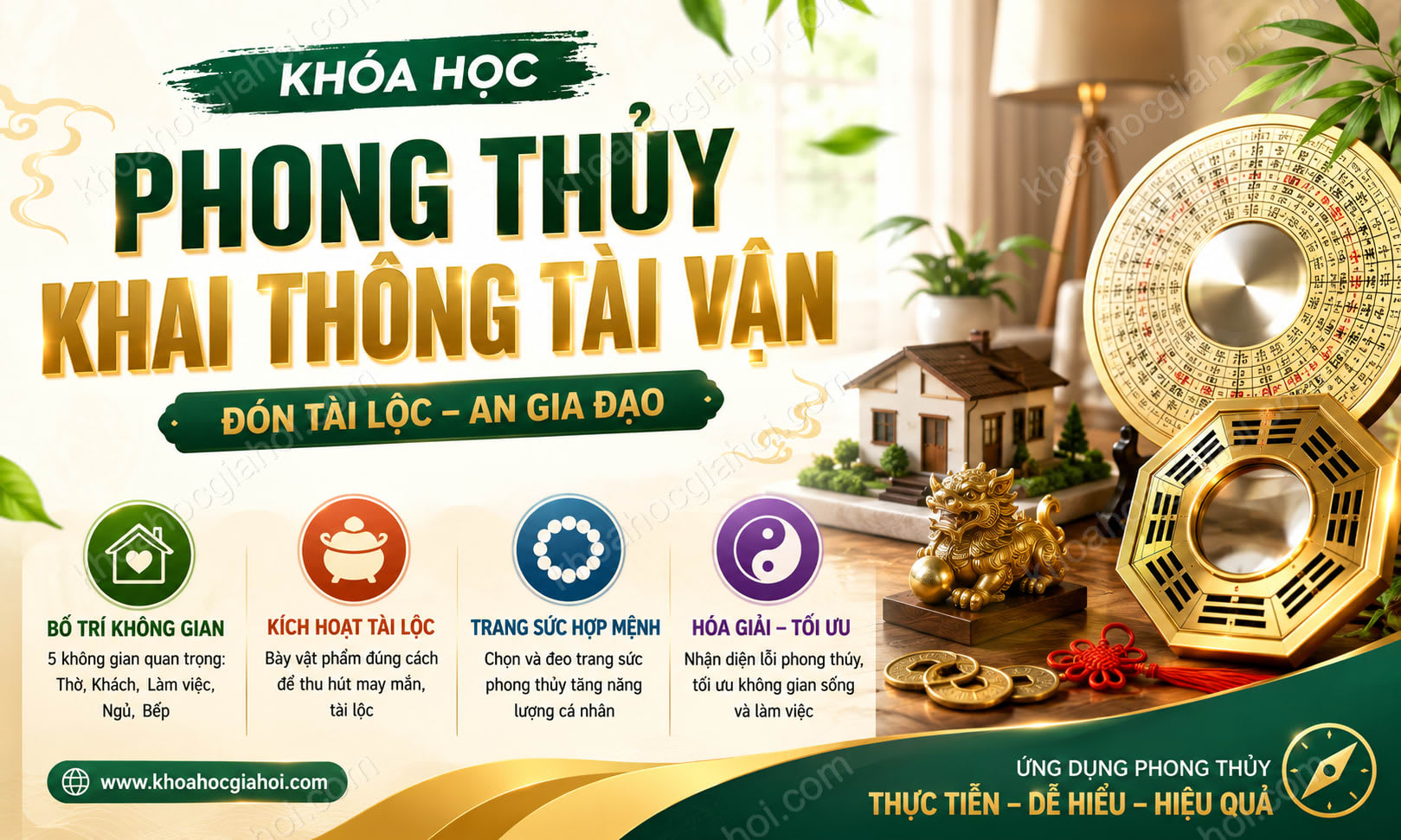 Khóa Học Phong Thủy Khai Thông Tài Vận